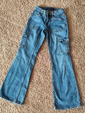 Aeropostale Mid Rise Flare (Size 000R)Denim Jeans,Non- Stretch